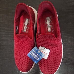 Skechers Red Washable Slip-Ins #124963